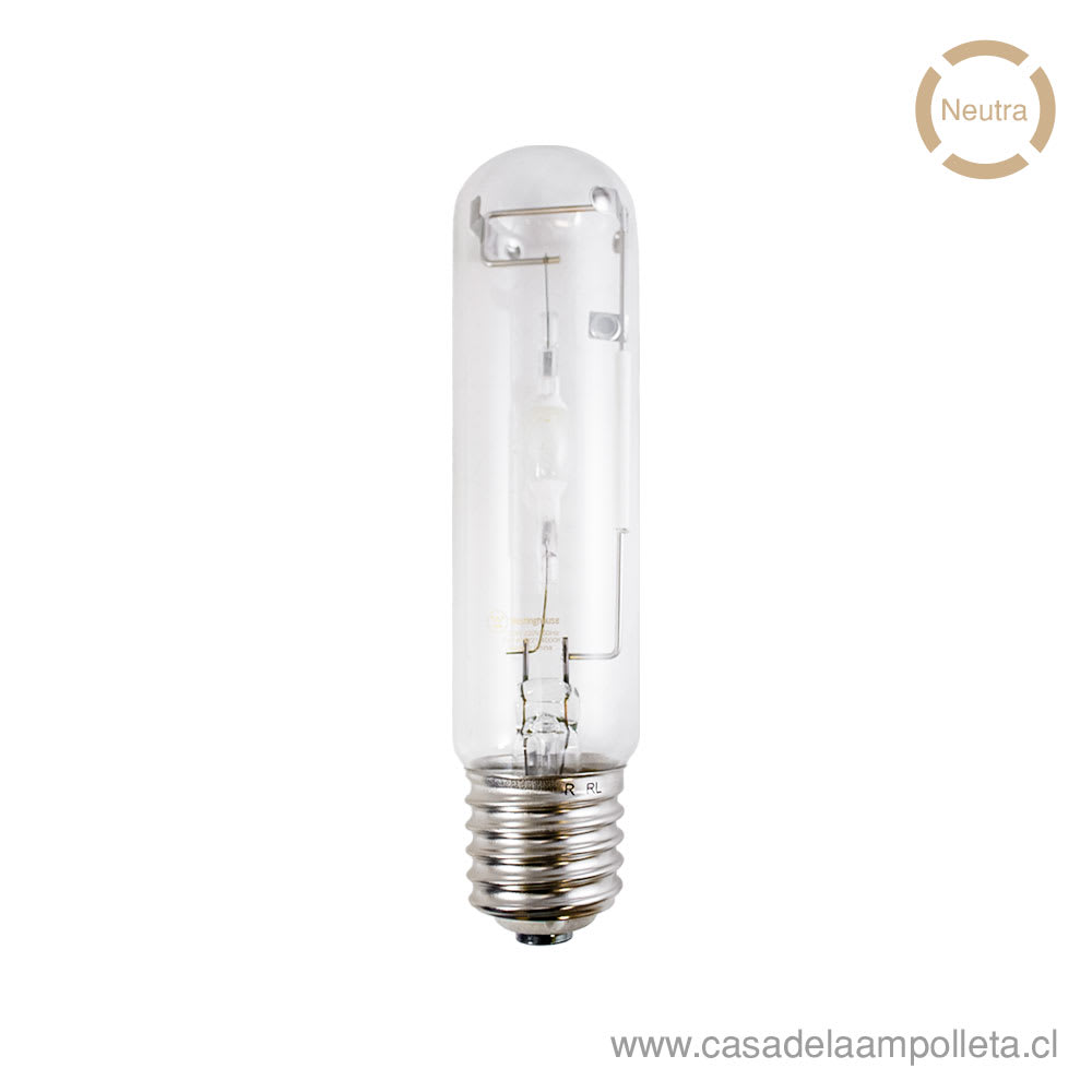 AMPOLLETA HALURO METAL TUBULAR 150W E40 - BLANCO NEUTRO (4000K)