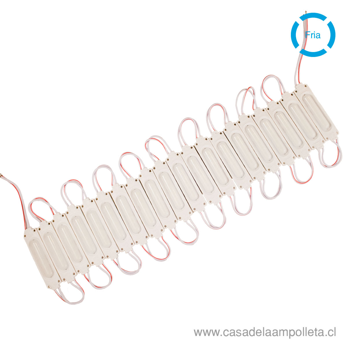 TIRA 20 CALUGAS LED 12V 20W - BLANCO FRIO (5000K)