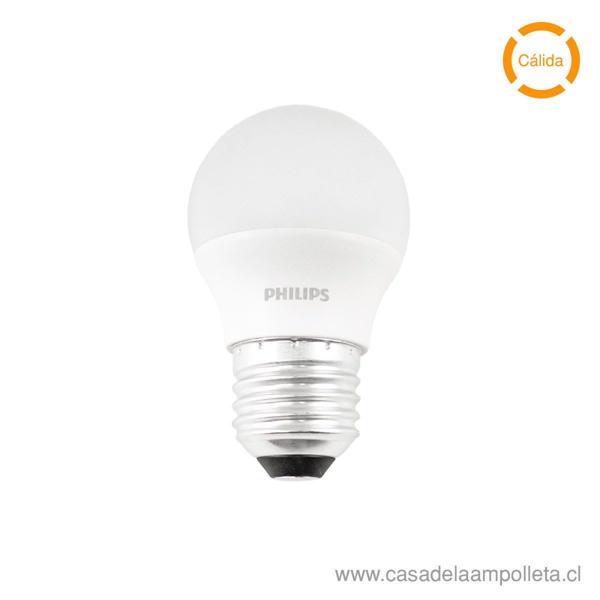 AMPOLLETA LED 4W BOLA G45 E27 - BLANCO CÁLIDO (3000K)