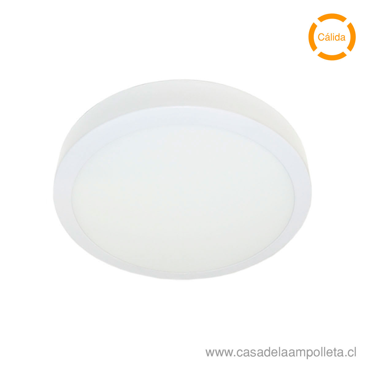 PANEL LED REDONDO SOBREPUESTO 18W - BLANCO CÁLIDO (3000K) PHILIPS