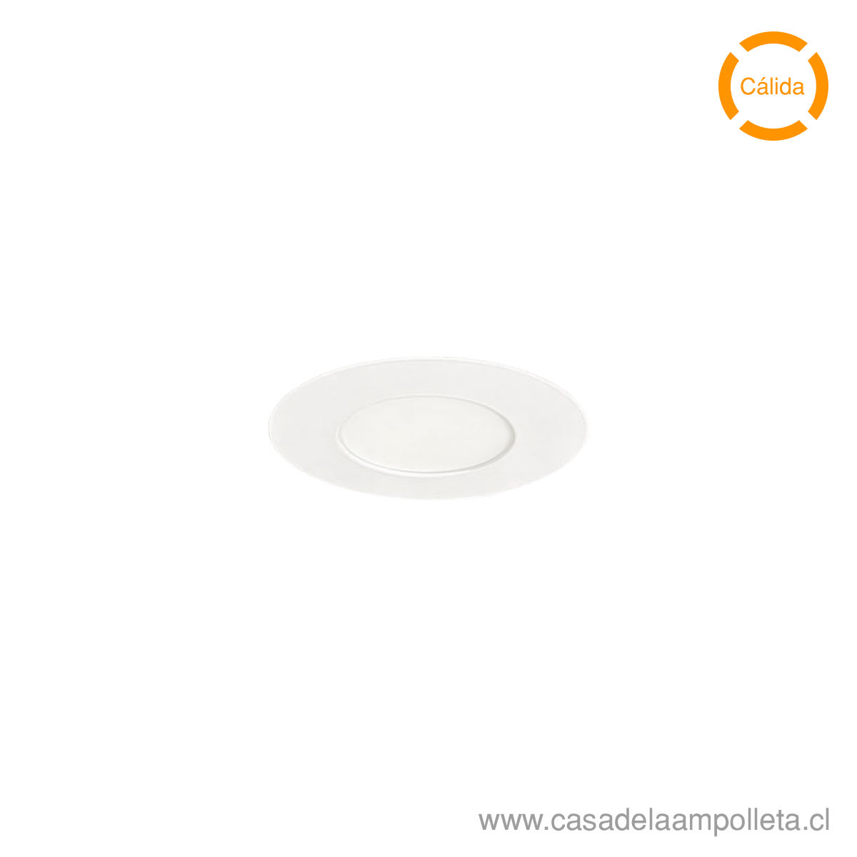 PANEL LED REDONDO EMBUTIDO 3W - BLANCO CÁLIDO (300K)