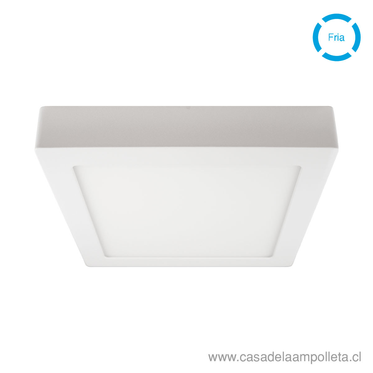 PANEL LED CUADRADO SOBREPUESTO 18W - BLANCO FRIO (6500K) - BYP