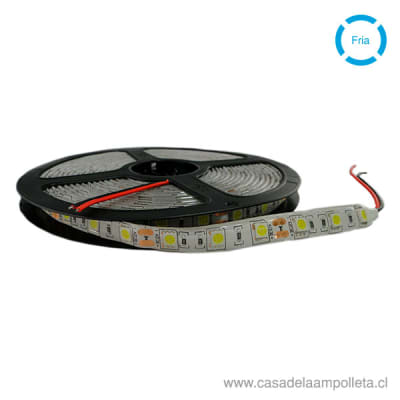 CINTA LED ROLLO 5 MTS 4040 12V CON SILICONA - BLANCO FRIO (6500K)1