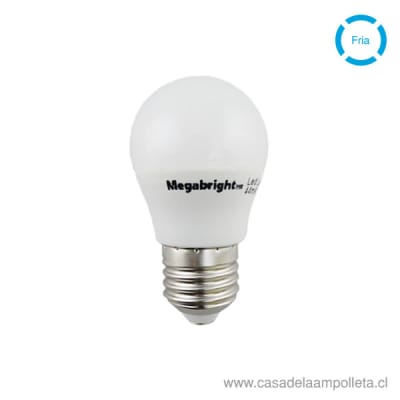 AMPOLLETA LED MINI BOLA G45 5W E27 - BLANCO FRIO (6000K)1