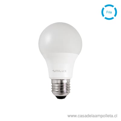 AMPOLLETA LED A60 9W - BLANCO FRÍO (6500K) - UNILUX