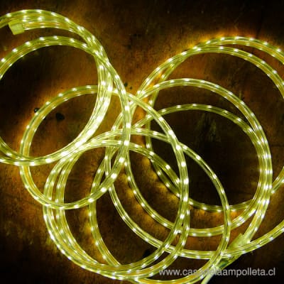 CINTA LED 5050 220V 5 METROS - BLANCO CÁLIDO (3000K) + CONTROLADOR1