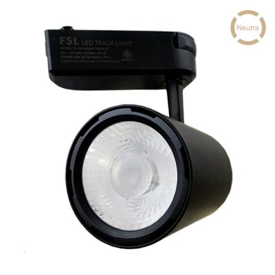 FOCO LED PARA RIEL 35W  NEGRO - BLANCO NEUTRO (4000K)