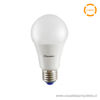 AMPOLLETA LED A60 CON SENSOR DIA/NOCHE 9W - BLANCO CÁLIDO (3000K)