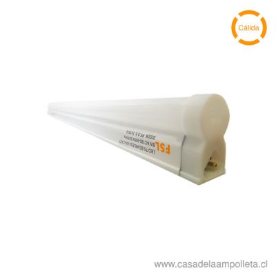 EQUIPO LED LINEAL T5 8W 57CM - BLANCO CÁLIDO (3000K)