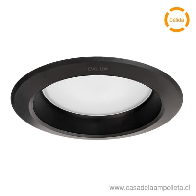 PANEL LED WSLITE EMBUTIDO RETRAIDO 25W 220MM NEGRO IP44 - BLANCO CÁLIDO (3000K)1