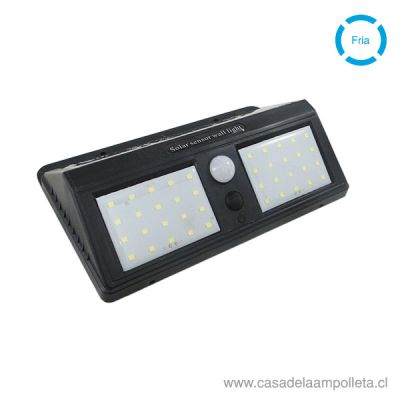FOCO LED SOLAR 6W - BLANCO FRÍO (6500K)1