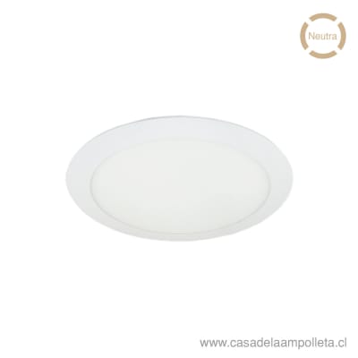 PANEL LED REDONDO EMBUTIDO 12W - BLANCO NEUTRO (4000K)