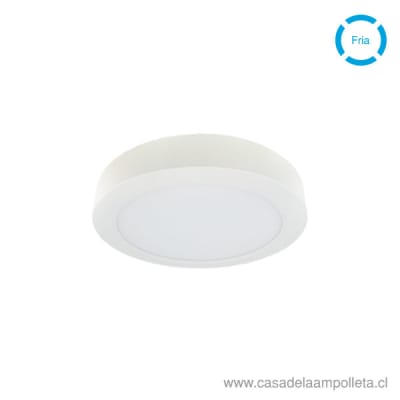 PANEL LED REDONDO SOBREPUESTO 12W 12V/24V - BLANCO FRÍO (6000K)