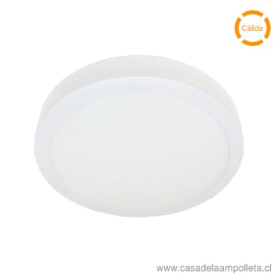 PANEL LED REDONDO SOBREPUESTO 18W - BLANCO CÁLIDO - STANFORD