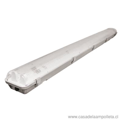EQUIPO ESTANCO PARA TUBO LED 2X18W 120CM - VELLMAX