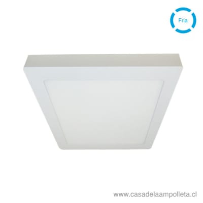 PANEL LED CUADRADO SOBREPUESTO 18W - BLANCO FRÍO (6500K)