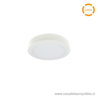 PANEL LED REDONDO SOBREPUESTO 6W - BLANCO CÁLIDO (3000K) - STANFORD