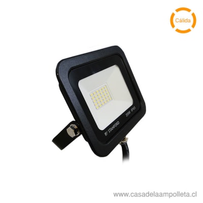 PROYECTOR LED PLANO 20W - BLANCO CÁLIDO (3000K) - STANFORD 1