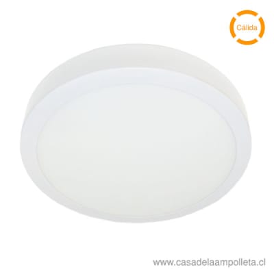 PANEL LED REDONDO SOBREPUESTO 24W - BLANCO CÁLIDO (3000K)1