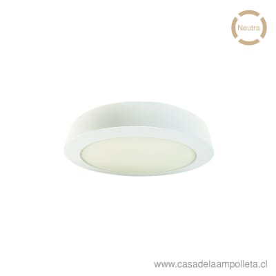 PANEL LED REDONDO SOBREPUESTO 6W - BLANCO NEUTRO (4000K)
