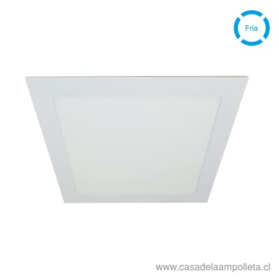 PANEL LED CUADRADO EMBUTIDO 18W - BLANCO FRÍO (6500K) - LUMEX1