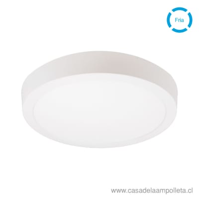 PANEL LED REDONDO SOBREPUESTO 18W - BLANCO FRÍO (6500K) - UNILUX1
