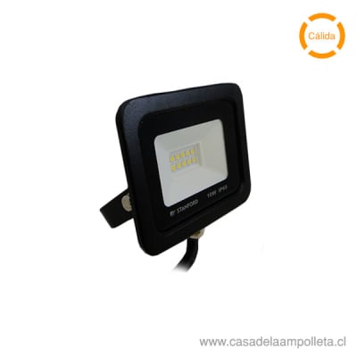 PROYECTOR LED PLANO 10W - BLANCO CÁLIDO (3000K) - STANFORD1