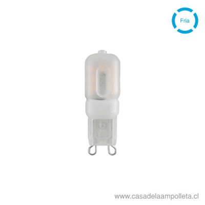 AMPOLLETA LED G9 2,5W - BLANCO FRÍO (6000K)