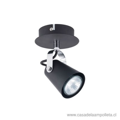 FOCO SPOT SOBREPUESTO GU10 AURUS SIMPLE - NEGRO MATE1