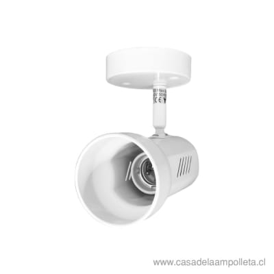 FOCO SPOT SOBREPUESTO R63 SIMPLE - BLANCO