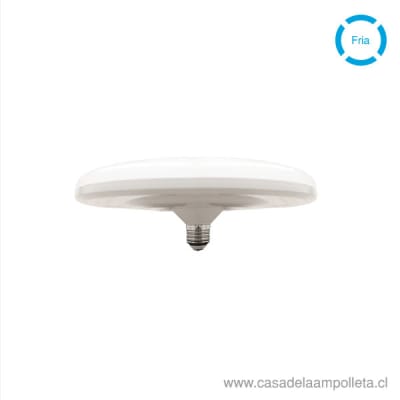 LÁMPARA DECORATIVA LED FLAT PANEL 16W E27 15CM - BLANCO FRÍO (6500K)