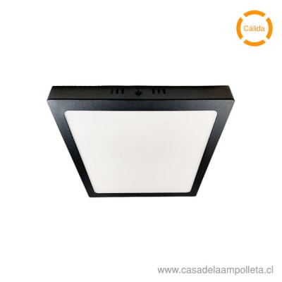 PANEL LED CUADRADO SOBREPUESTO 18W - BLANCO CÁLIDO (3000K)