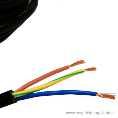 CORDON ELÉCTRICO 1 METRO 3X0,75MM