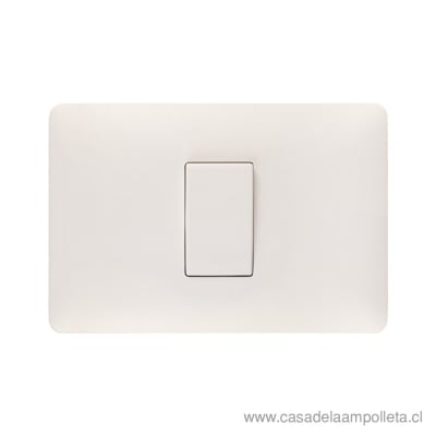 INTERRUPTOR SIMPLE - BLANCO 9/12