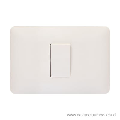 INTERRUPTOR SIMPLE CONMUTADOR - BLANCO1