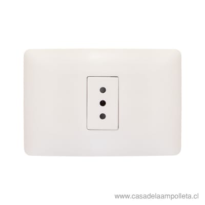 ENCHUFE SIMPLE 10A - BLANCO1