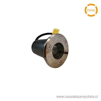 FOCO EMBUTIDO DE PISO 1W NÍQUEL - BLANCO CÁLIDO (3000K)1