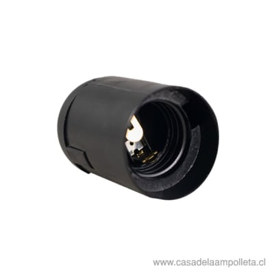 PORTALÁMPARA E27 - NEGRO1