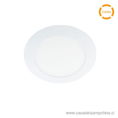 PANEL LED REDONDO EMBUTIDO 9W  BLANCO CÁLIDO (3000K) - GLOBALTRONIC