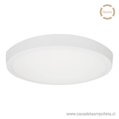 PANEL LED REDONDO SOBREPUESTO 24W - BLANCO NEUTRO (4000K)