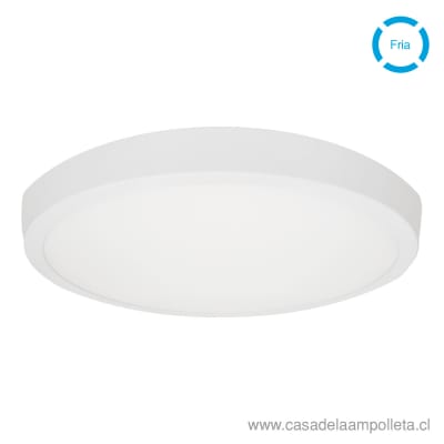 PANEL LED REDONDO SOBREPUESTO 24W - BLANCO FRIO (6500K) - UNILUX