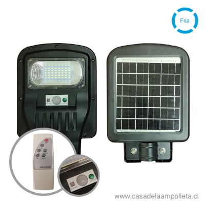 LUMINARIA PUBLICA LED PEATONAL SOLAR 50W - BLANCO FRÍO (6500K)1