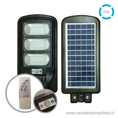LUMINARIA PUBLICA LED PEATONAL SOLAR 150W - BLANCO FRÍO (6500K)1