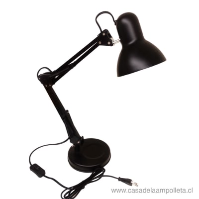 LAMPARA ESCRITORIO 313 E27 - NEGRO1