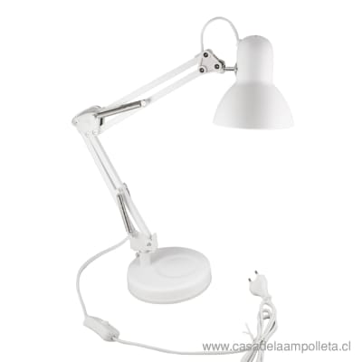 LAMPARA ESCRITORIO 313 E27 - BLANCO