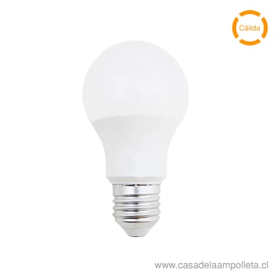 AMPOLLETA LED A60 9W 12V/24V DC - BLANCO CÁLIDO(3000K)
