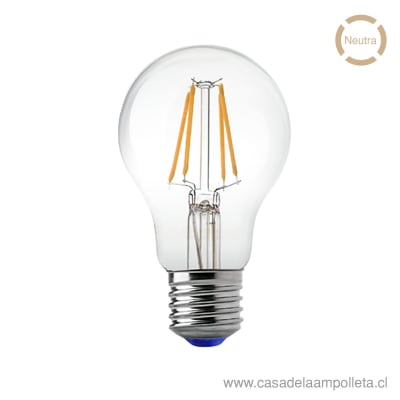 AMPOLLETA LED VINTAGE A60 6W - BLANCO NEUTRO (4000K)1