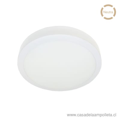 PANEL LED REDONDO SOBREPUESTO 18W - BLANCO NEUTRO (4000K) PHILIPS