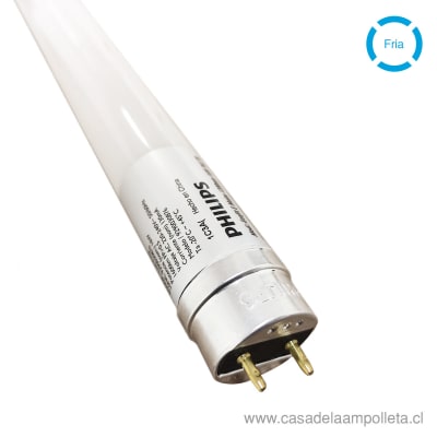 TUBO LED T8 16W 120 CM - BLANCO FRIO (6500K) - CONEXIÓN A UN EXTREMO