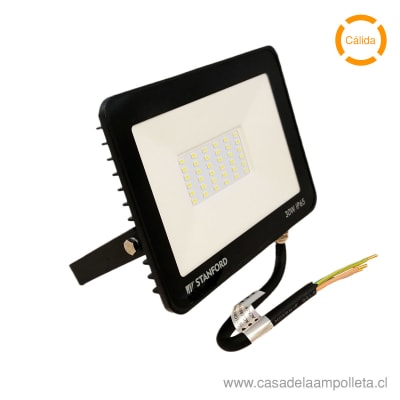 PROYECTOR LED PLANO 30W FL - BLANCO CÁLIDO (3000K) - STANFORD1
